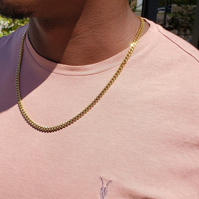 GOGO LUSH MEN'S CUBAN CHAIN NECKLACE