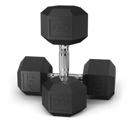 40LB HEX DUMBBELLS