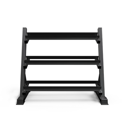 dumbbell horizontal rack front view
