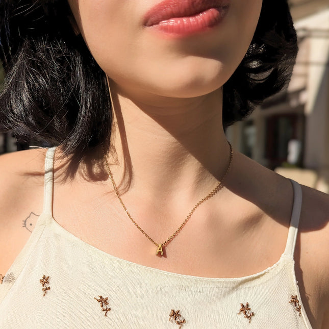 CAPITAL LETTER INITIAL NECKLACE