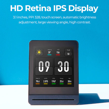 HD Retina IPS Display 3.1 inches, large viewing angle