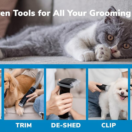 furMe Professional PLUS Pet Grooming Vacuum Kit