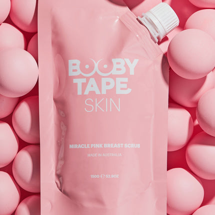Booby Tape - Miracle Pink Breast Scrub package 52.9 OZ