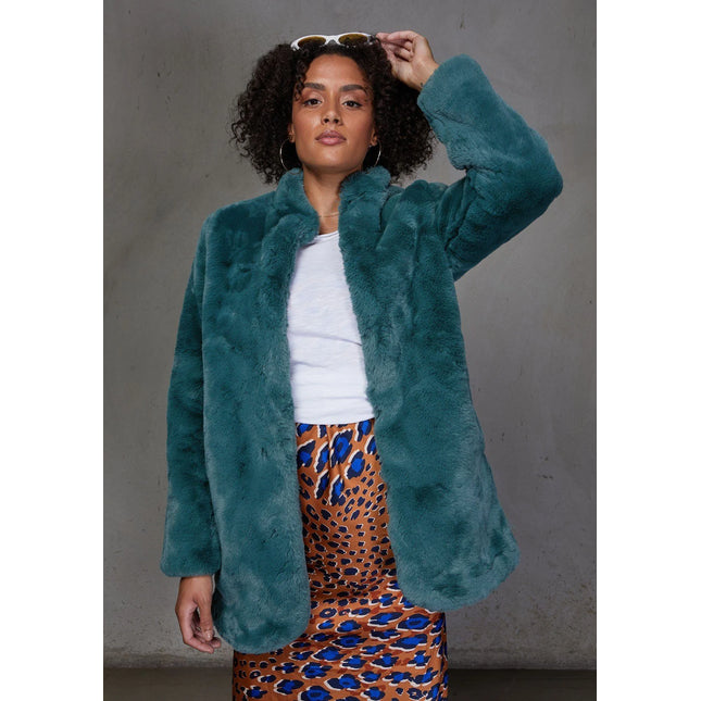 abyss faux fur coat