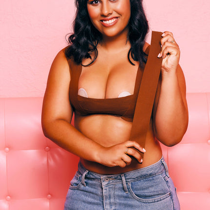 breast support tape brown
