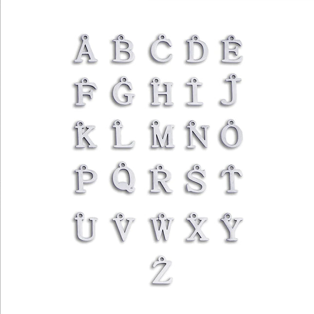 GOGO LUSH MEN'S STEEL NECKLACE LETTERS