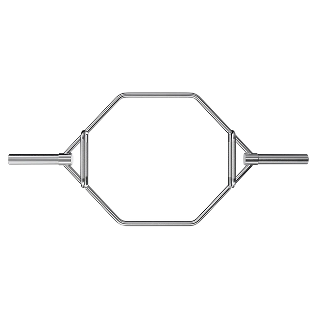 EPIC FITNESS - OLYMPIC HEX TRAP BAR WITH COMBO GRIPS, CHROME