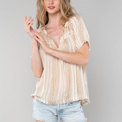 Lovestitch - Luellen Puff Sleeve Top