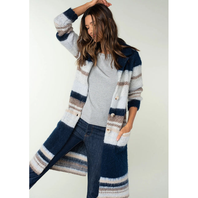 striped coatigan lovestitch