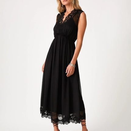 Lovestitch - Raven Lace Midi Dress