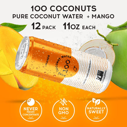 100 Coconuts Mango Pure Coconut