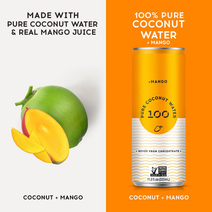 100 Coconuts Mango Pure Coconut