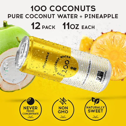 100 Coconuts Pineapple Pure Coconut