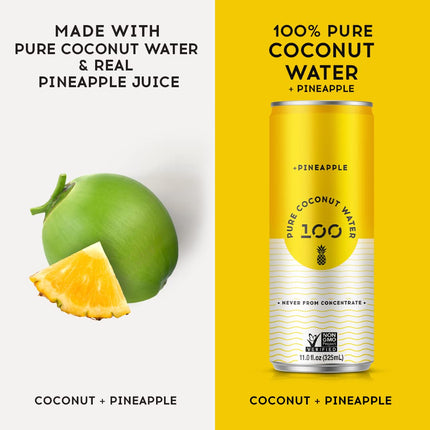 100 Coconuts Pineapple Pure Coconut