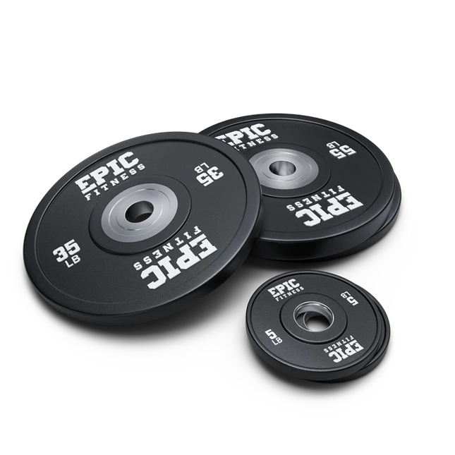 EPIC FITNESS URETHANE COMPETITION BARBELL PLATES 35LB