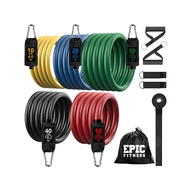 EPIC FITNESS - RESISTANCE BAND SET