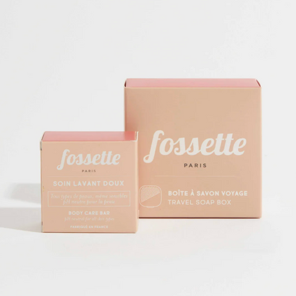  fossette paris travel box and soap bar set