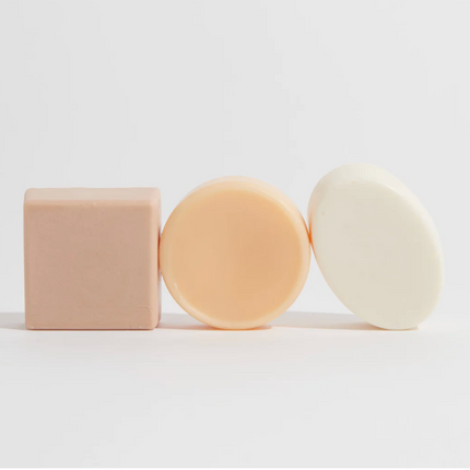 solid shampoo soap bars set