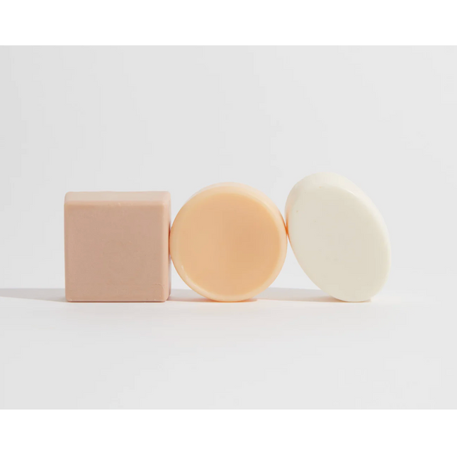 solid shampoo soap bars set