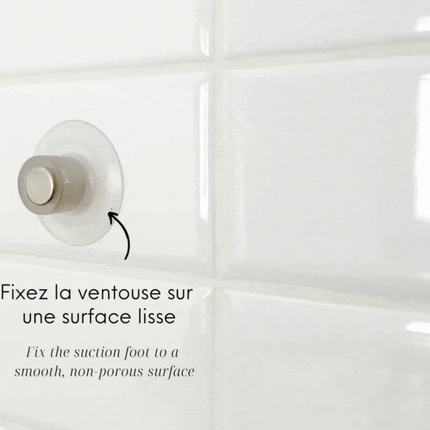 Fossete Shower Trio + Suspended Soap Dish Set