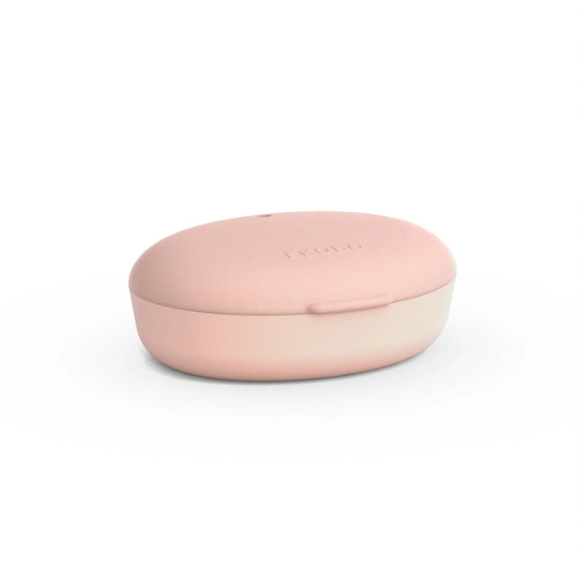 EKOBO OVAL TRAVEL SOAP BOX blush pink