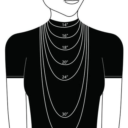 necklace size chart