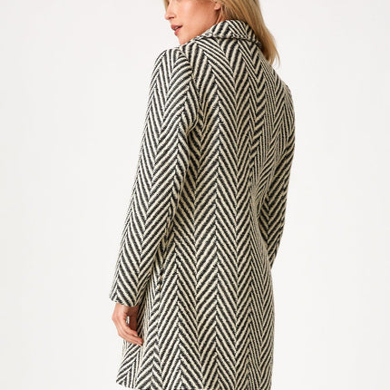 shevron coat back side