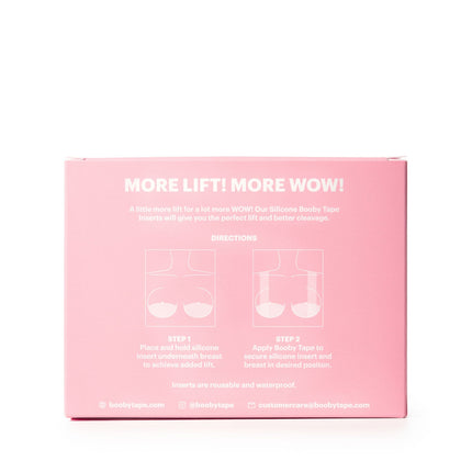 Silicone Booby Tape Inserts back cover