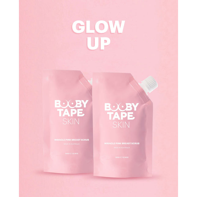 Booby Tape - Glow Up Breast Scrub Set