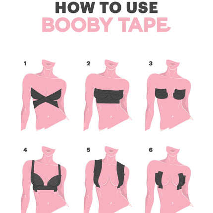 how to use breast tape