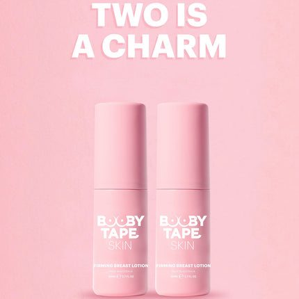 Booby Tape "Two is a Charm" Firming Breast Lotion Set